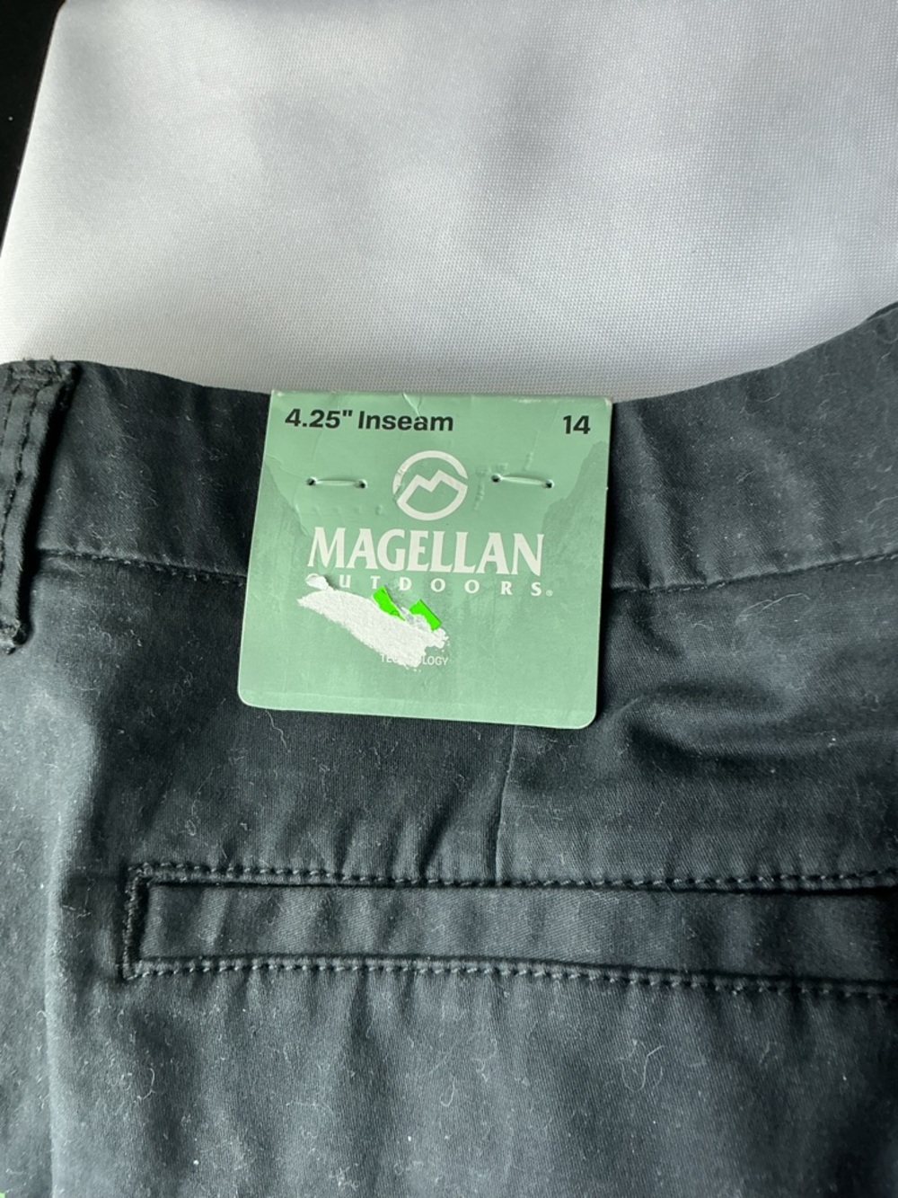 Magellan Outdoors Black Flat Front Men's Shorts - Picture 2 of 3